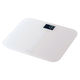 エレコム 体重計 デジタル コンパクト 乗るだけ自動電源ON 強化ガラス天板 ホワイト ES03WH 1個（直送品）