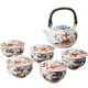 不二商店 波佐見焼 古伊万里写し絵番茶器揃 25-6378-284 1箱（直送品）