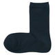 無印良品 レディース 婦人 足なり直角 履き口やわらか 三層 靴下 口ゴムなし ２３～２５ｃｍ ダークネイビー 良品計画
