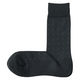 無印良品 メンズ 紳士 足なり直角 ビジネス靴下 ドット柄 ２５～２７ｃｍ ダークグレー柄 良品計画