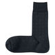 無印良品 メンズ 紳士 足なり直角 ビジネス靴下 ドット柄 ２５～２７ｃｍ ダークネイビー柄 良品計画
