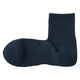 無印良品 メンズ 紳士 足なり直角 パイル編み ショート丈靴下 無地 ２５～２７ｃｍ ネイビー 良品計画