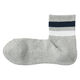 無印良品 メンズ 紳士 足なり直角 パイル編み ショート丈靴下 ライン ２５～２７ｃｍ グレーボーダー 良品計画