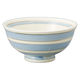 アースモス アイボリー二色ライン汁碗(青) tri-311364521 1セット(5個入)（直送品）