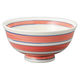 アースモス アイボリー二色ライン汁碗(赤) tri-311364522 1セット(5個入)（直送品）