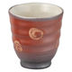 アースモス 吹丸長湯呑(赤) tri-313466024 1セット(5個入)（直送品）
