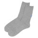 靴下　リブ刺繍ロングソックス グレー 23～25cm LAKOLE/ラコレ