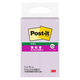 スリーエム(3M) ポストイット ふせん 付箋 強粘着 ノート 75mm×25mm オーキッドフロスト 500SS-OF 1パック（2冊入）×5