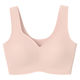 無印良品 レディース 婦人 ひびきにくいハーフトップブラジャー 婦人Ｓ アプリコット 良品計画