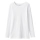 無印良品 レディース 婦人 フライス編みクルーネック長袖Ｔシャツ 婦人Ｌ 白 良品計画