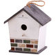 アビテ 巣箱 メゾレイユ バードハウス 木製 ホワイト 411387 1個（直送品）