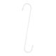 ユメミグサ S字フック　　φ5x300ｍｍ　ホワイト　PE被膜鉄線 OSー25WH　1セット（1個×10）