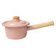 ミルクパン 14cm ホーロー アッシュピンク CTP-14M.AP 1個 IH・ガス火対応 富士ホーロー