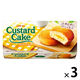 チョコレート菓子 カスタードケーキ　6個入 1セット（1個×3）
