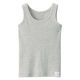 無印良品 ベビー フライス編みタンクトップ(インナー) ９０ グレー 良品計画