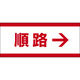 田原屋 コーンバー用布バナー 順路(右) W1180×H510mm 1枚 PY_023_02（直送品）