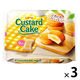 チョコレート菓子 カスタードケーキ　パーティーパック　9個入 1セット（1個×3）