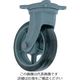 ヨドノ 鋳物重荷重用ゴム車輪自在車付き HB―g250X75 1個 132-0377（直送品）
