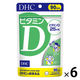 DHC ビタミンD（90日分） 1セット（1袋（90粒）×6） ディーエイチシー サプリメント
