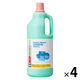 台所用漂白剤 塩素系 キッチンブリーチ  1500mL 1セット（1個×4） ロケット石鹸 厨房用漂白剤 アスクル限定 オリジナル