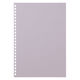 リヒトラブ カスタマイズ オープンリングノート 表紙 A5 パープル N2900-10 1枚