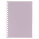 リヒトラブ カスタマイズ オープンリングノート 表紙 A6 パープル N2920-10 1枚