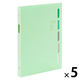 マルマン A5 バインダー クラルテ ライトグリーン F415-33 1セット(1冊×5)