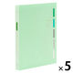 マルマン B5 バインダー クラルテ ライトグリーン F311-33 1セット(1冊×5)