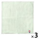 田中産業 今治製 タオルハンカチ グリーン 1セット（3枚）