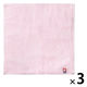 田中産業 今治製 タオルハンカチ ピンク 1セット（3枚）