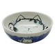 美濃陶苑 陶磁器 収納軽量4.0鉢招き猫青 22-12-1 1セット(5個入)（直送品）