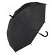 中谷 ワンタッチビニール傘 パイピングカラービニール ジャンプ式 65cm ハードブラック 113-023BK 1セット(1本×3)（直送品）