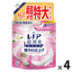 レノア 超消臭1WEEK 極やわ仕上げふんわりブロッサム 詰め替え 超メガ特大 1900mL 1セット（1個×4） 柔軟剤 P＆G