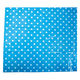 福井化成 ポリ風呂敷 水玉 100角 ブルー 190391 1ケース(500個(50個×10))（直送品）