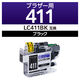 カラークリエーション ブラザー（brother）用 互換インク CC-BLC411BK ブラック LC411-BK互換 1個（直送品）