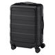 無印良品 バーを自由に調節できる フロントオープンキャリーケース ３２Ｌ 黒 タテ５４×ヨコ３７×マチ２４ｃｍ 良品計画