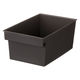 収納ボックス  シンプルボックス ワイド ダークグレー　幅16×奥行27.8×高さ11.5cm　1個 オリジナル