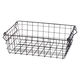 【収納バスケット】　ワイヤーバスケット　ワイド　浅型　ERC-02　1個 オリジナル