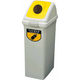山崎産業 リサイクルトラッシュECOー70  本体＋フタセット（ペットボトル）イエロー　ゴミ箱