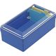 ライオン事務器 名刺整理箱 適正収容枚数500枚 NO.51 青(ブルー) 16012 1個