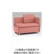 イトーキ ソファベッド コーラルピンク LHC-100RD-M6 1台 7-8564-04（直送品）
