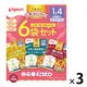 【1歳4ヵ月頃から】食育レシピ鉄Ca 100g×6+B72:B96袋セット 3個 ピジョン 離乳食 ベビーフード