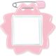 共栄プラスチック 桜型名札 ピンク 1セット（30枚：10枚×3袋） C-7-10-P