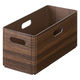 キングジム スタッキングユニットボックスS キーニ 木目調 ブラウン KW1012フラ 1個