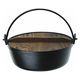 いろり鍋 囲炉裏 鍋 21cm 木蓋付き IH ガス火対応 4010 1個 イシガキ
