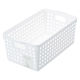 【収納ボックス】 イノマタ化学 ストックバスケットワイド ホワイト 4571 1セット（1個×5）