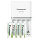 パナソニック 単3形ニッケル水素電池(充電式エボルタ スタンダードモデル)付 充電器セット K-KJ83MLE40 1セット(電池4本+充電器)