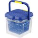 イノマタ化学 かしこいバケツ17Ｌ(バケツ付）クリアブルー 1セット