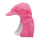 マスセット UVカット帽子 たれ付 桃 1個 78771