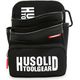 林商事 HUSOLID 腰袋 ポケット付 黒 HT-010 1個（直送品）